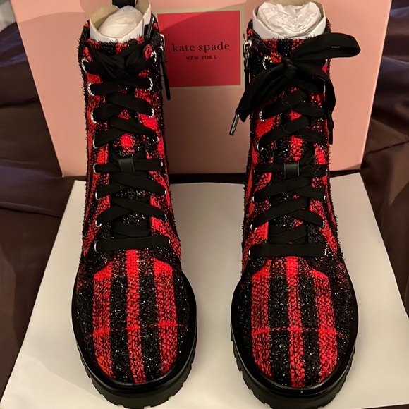 Kate Spade Jemma Check Booties - Picture 4 of 10